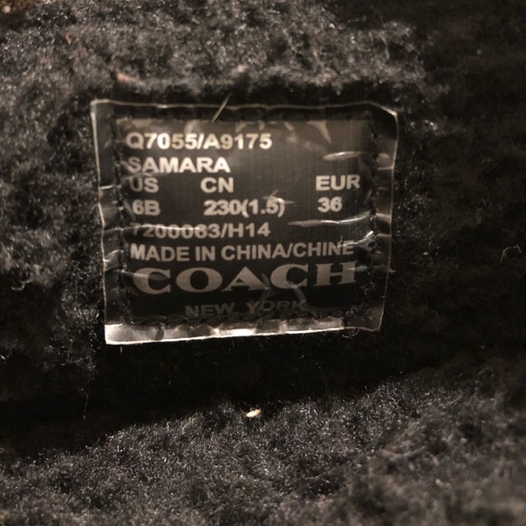 Coach Samara Cold and Rain Boots size 6.0 - Picture 7 of 7